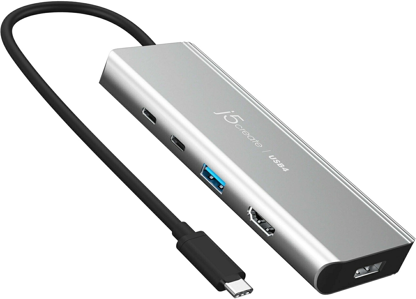 j5 create USB4 デュアルディスプレイ4K マルチポートハブ JCD401