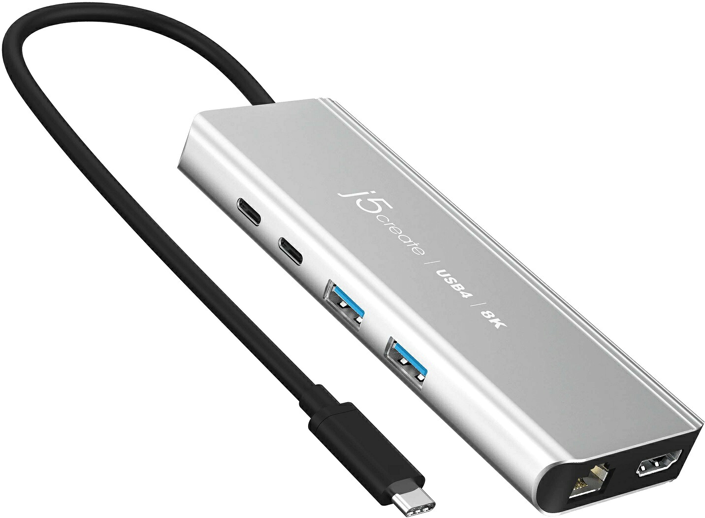 j5 create USB4 8K 2.5G LAN 6in1 マルチポートハブ JCD403