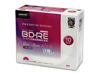 HIDISC 10個仕かける PREMIUM HIDISC BD-RE 2倍速 さし画用デジタル触れ散らかす相応う インクジェット印刷者相応う10枚 か細い TV・オーディオ・カメラ-録画・録音用メディア