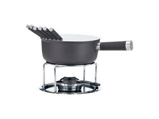 partygoods チーズフォンデュセット６人用 ランシー 薄墨色 １６５６４