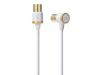 ELECOM エレコム 5個セット エレコム TV接続用アンテナケーブル DH-ATLS48K50WHX5