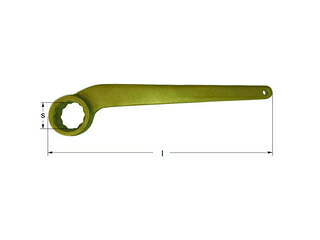 AMPCO アンプコ 防爆カーブヘッドボックスレンチ 32mm AY0032B