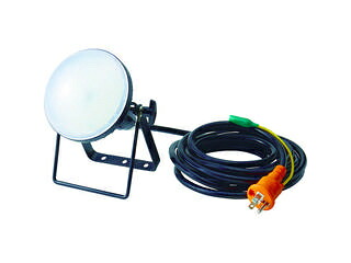 TRUSCO/トラスコ中山 LED投光器 DELKURO 20W 10m アース付 2芯3芯両用タイプ RTLE-210EP