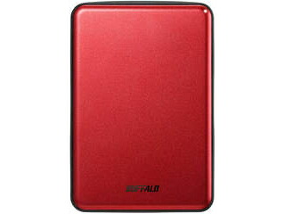 BUFFALO バッファロー USB3.1(Gen.1)対応 アルミ素材&薄型ポータブルハードディスク 1TB レッド HD-PUS1.0U3-RDD