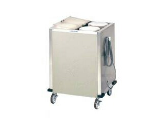 日本洗浄機 【代引不可】食器ディスペンサー　カート型　保温式　ＣＬ26Ｗ4Ｈ　サニストック