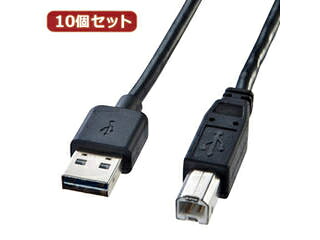 サンワサプライ 【10個仕掛ける】 サンワサプライ 両面挿せるUSB有線テレビ(A-B判定基準) KU-R5 KU-R5X10