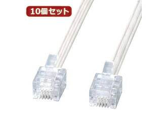 サンワサプライ 【10個書き割り】 サンワサプライ エコロジー電話を掛ける有線テレビ 電話機-E4-7N2 電話機-E4-7N2X10