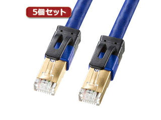 サンワサプライ 【5個仕掛ける】 サンワサプライ 科目7ALAN有線テレビ KB-T7A-004BLX5