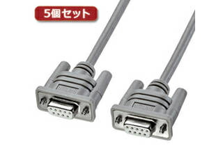 サンワサプライ 【5個セット】 サンワサプライ RS-232Cケーブル KRS-403XF3K2X5 6,795円