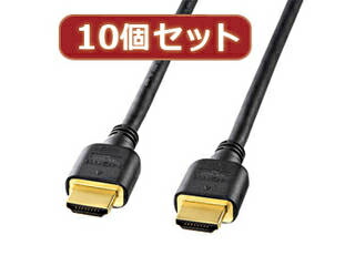サンワサプライ 【10個仕掛ける】サンワサプライ ハイスピードHDMI有線テレビ KM-固定ディスク20-07HX10