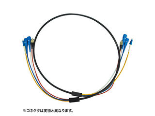 SANWA SUPPLY サンワサプライ 防水ロバスト光ファイバケーブル（5m・ブラック） HKB-FCFCWPRB1-05