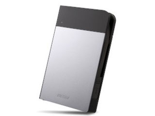BUFFALO バッファロー ICカード対応MILスペック耐衝撃ボディー防滴・防塵ポータブルハードディスク 2TB シルバー HD-PZN2.0U3-S