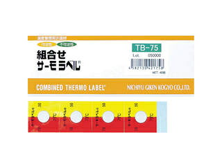 NiGK/日油技研工業 組合せサーモラベル屋外対応型 不可逆＋可逆性 85度 TB-85