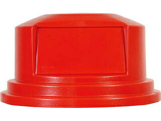 Rubbermaid ラバーメイド ラウンドブルートコンテナ用ドームトップ レッド 26478805