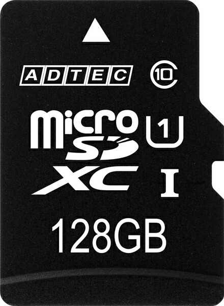 ADTEC アドテック microSDXCカード 128GB UHS1 SD変換アダプタ付 AD-MRXAM128G/U1｜エムスタ 8,496円