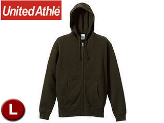 United Athle/ユナイテッドアスレ 521301 10.0オンス スウェットフルジップパーカ（パイル） 【L】 (オリーブ)