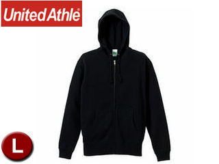 United Athle/ユナイテッドアスレ 521301 10.0オンス スウェットフルジップパーカ(パイル) 【L】 (ブラック)