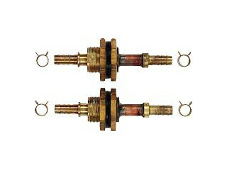 KAKUDAI カクダイ 416-450 ユニットバス貫通金具（ペア耐熱管用） 10A