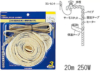 KAKUDAI/カクダイ 水道凍結防止帯　9698-20 11,449円