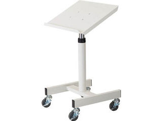 TRUSCO/トラスコ中山 【代引不可】ワークサポートスタンド ロック機構付昇降型 キャスター付 ホワイト WS-2C-W