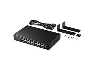サンワサプライ Giga相応うスイッチングこしき(24界面)繰り返しさがし当てる役立つこと付 ローカルエリアネットワーク-GIGAH24L