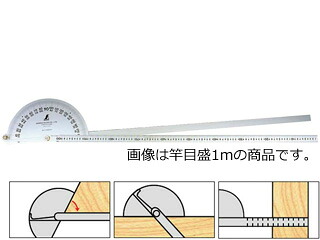 SHINWA シンワ測定 プロトラクター No.600 シルバー φ320 竿目盛60cm 2本竿 62944 ※個人宅配送不可 ※法人様限定 同梱不可 沖縄・北海道・離島注文不可・日曜祝日並びに配送時間指定不可|エムスタ