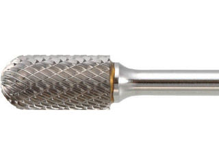 TRUSCO/トラスコ中山 超硬バー 先丸円筒型 Φ12.7X刃長25X軸6 ロング シングル TB2C127SL150