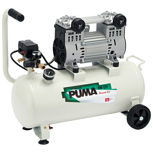 SK11 低騒音 オイルレスエアコンプレッサ タンク容量30L SW-231 SW-L30LPF-01 ※個人宅配送不可 ※法人様限定 同梱不可 沖縄・北海道・離島注文不可・日曜祝日並びに配送時間指定不可｜エムスタ