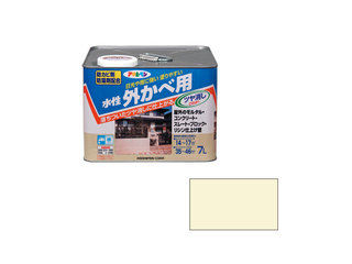 ASAHIPEN/アサヒペン 水溶性外カベツヤ消し 7L 象牙色