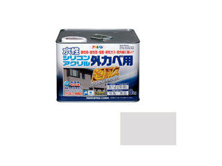 ASAHIPEN/アサヒペン 水性シリコンアクリル外かべ用 8kg ソフトグレー｜エムスタ
