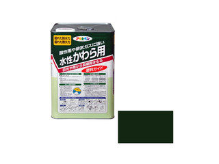 ASAHIPEN/アサヒペン 水溶性 かわら用 14L アイリッシュグリーン
