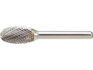 TRUSCO/トラスコ中山 超硬赤ちょうちん タマゴ型 Φ19X刃長25X軸6 シングル撥ね除ける 結核症6C190S DIY・工具-花・ガーデン・DIY