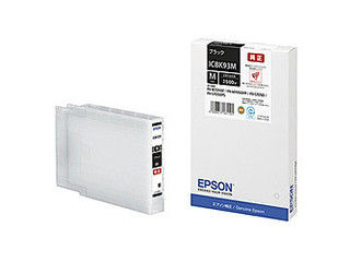EPSON エプソン 【純正】ビジネスインクジェット用 インクカートリッジM（ブラック）/約2500ページ対応 ICBK93M