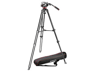 ※メーカー在庫僅少の為、納期にお時間がかかる場合があります。 Manfrotto マンフロット MVK502AM-1　ビデオキット ツイン3段アルミ MSタイプ