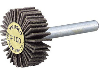 TRUSCO/トラスコ中山 ダイヤ軸付フラップホイール オールダイヤ Φ50X軸径6 400# P-DF5020-6A 400