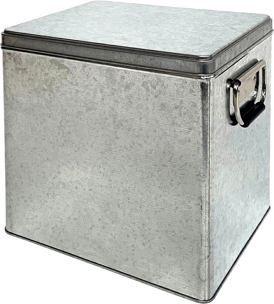 楽天市場】ちどり産業 トタンBOX ハーフ [インテリア 収納 ブリキ お