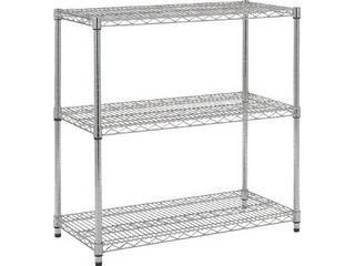 TRUSCO/トラスコ中山 【代引不可】ステンレス製メッシュラック H923XW905XD457 3段 TSM-3343｜エムスタ