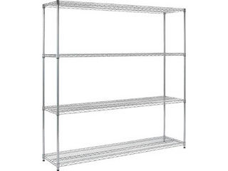 TRUSCO/トラスコ中山 【代引不可】ステンレス鋼製メッシュ仕合わせ H1838XW905XD609 4段 TSM-6364