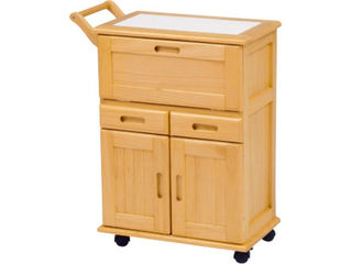 萩原 ハギハラ 【Kitchen series/キッチンシリーズ】キッチンワゴン MW-3709NA メーカー直送 同梱不可 カード決済のみ対応 沖縄・北海道・離島お届け並びに時間指定不可
