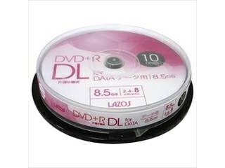 Lazos 200枚セット(10枚X20個) Lazos データ用DVD+R DL  L-DDL10PX20