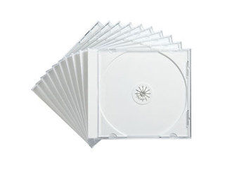 サンワサプライ 【5個セット(10枚×5)】 サンワサプライ Blu-ray・DVD・CDケース(10枚セット・ホワイト) FCD-PN10WNX5