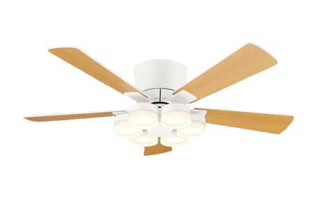 ODELIC シーリングファンWF442PR WF442PR AC MOTOR FAN シーリングファン 薄型(灯具一体タイプ) 羽根