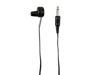 YAZAWA 【30個セット】 YAZAWA ELP突起型モノラルイヤホンブラック3m TR103BKX30