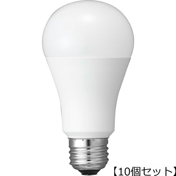 YAZAWA 【10個セット】 YAZAWA 一般電球形LED 100W相当 電球色 LDA14LGX10