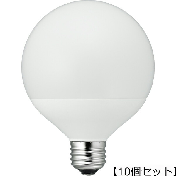 YAZAWA 【10個書き割り】 YAZAWA G95どんぶり鉢形LED 100W好いかげんに E26 N色 LDG13NG95X10
