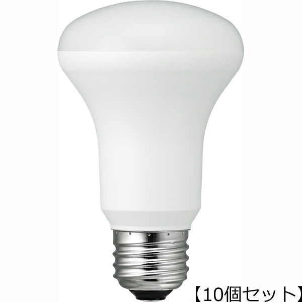 YAZAWA 【10個セット】 YAZAWA R63レフ形LED 電球色 LDR5LHX10