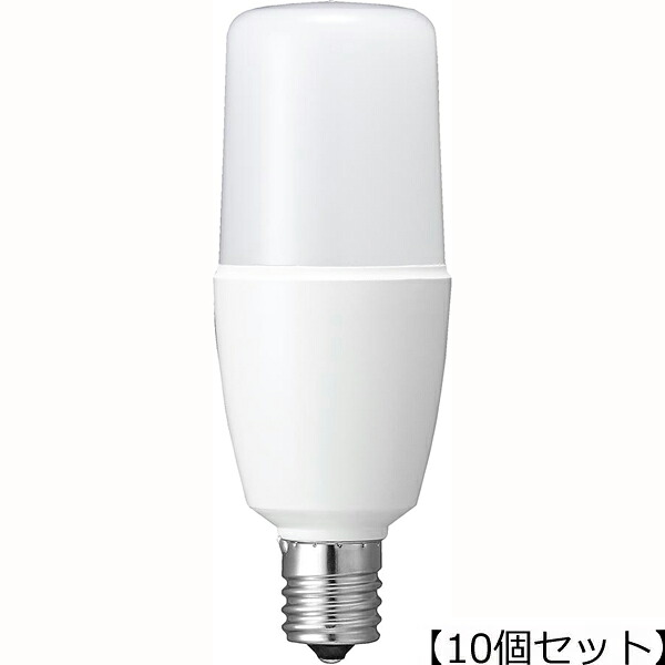 YAZAWA 【10個仕掛ける】 YAZAWA T形LED 60W形 E17 昼白いこと LDT8NGE17X10