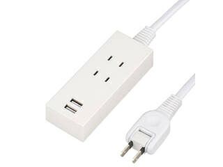 YAZAWA 5個セット YAZAWA 2AC2USB2.1A2.5mホワイト Y024025WH2UX5