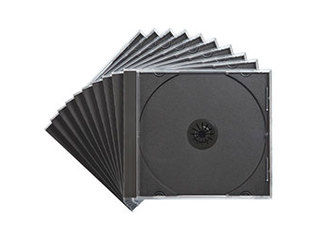 サンワサプライ 【5個セット(10枚×5)】 サンワサプライ Blu-ray・DVD・CDケース(10枚セット・ブラック) FCD-PN10BKNX5