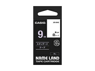 カシオ計算機 【5個セット】 カシオ計算機 ネームランドテープ9mm 白 XR-9WEX5